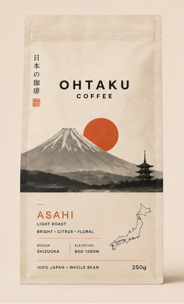 ASAHI Light Roast Japanese Specialty Coffee Beans
