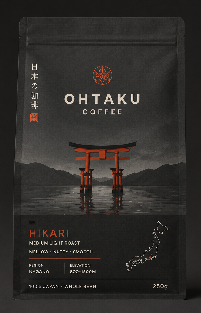 HIKARI Medium Light Roast Japanese Coffee Beans