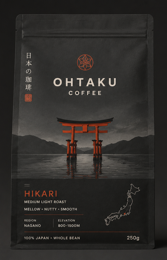 HIKARI Medium Light Roast Japanese Coffee Beans